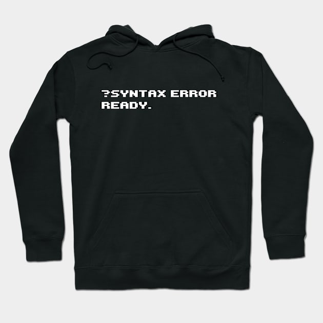 Syntax Error Retro Comp Hoodie by lkn